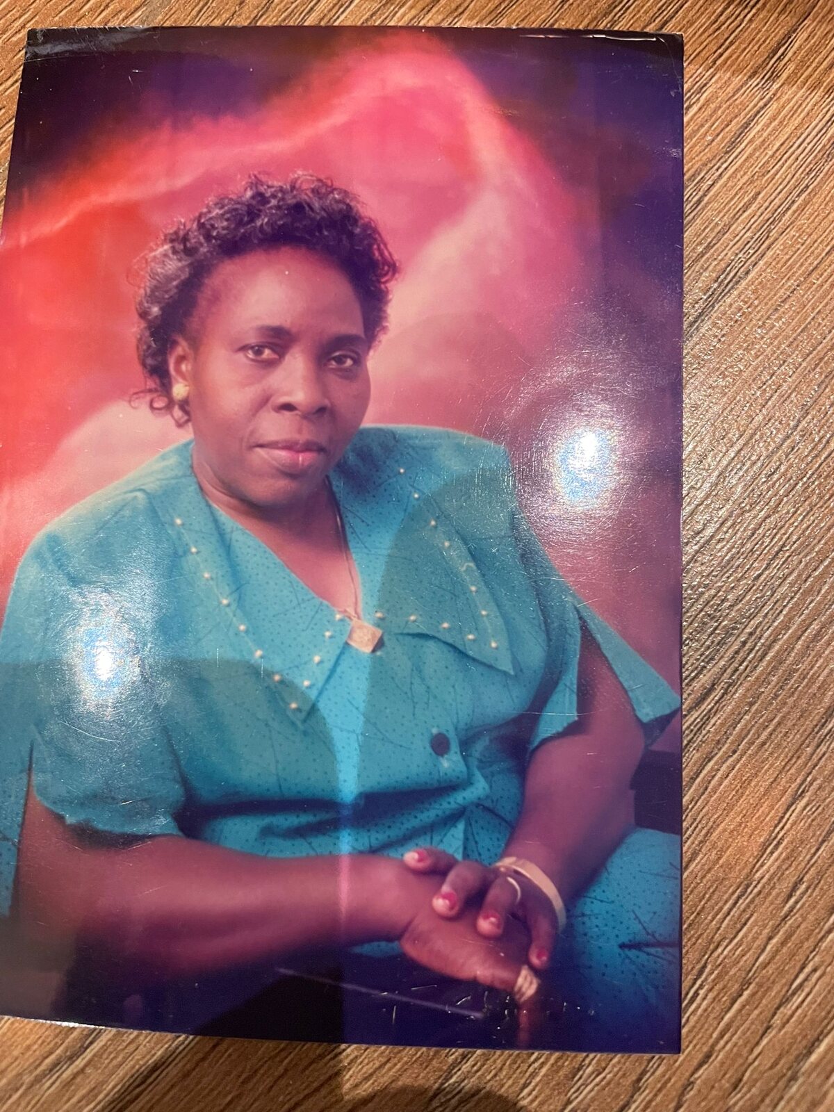 An earlier studio portrait of Margaret Monisola Osinaike